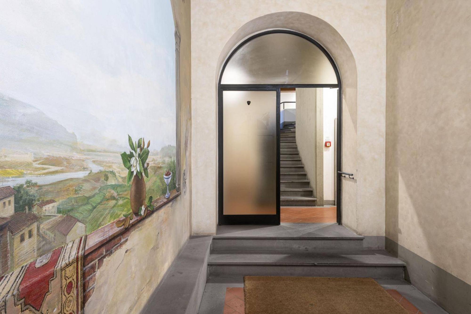 Signoria Apartment With Patio Florenz Exterior foto